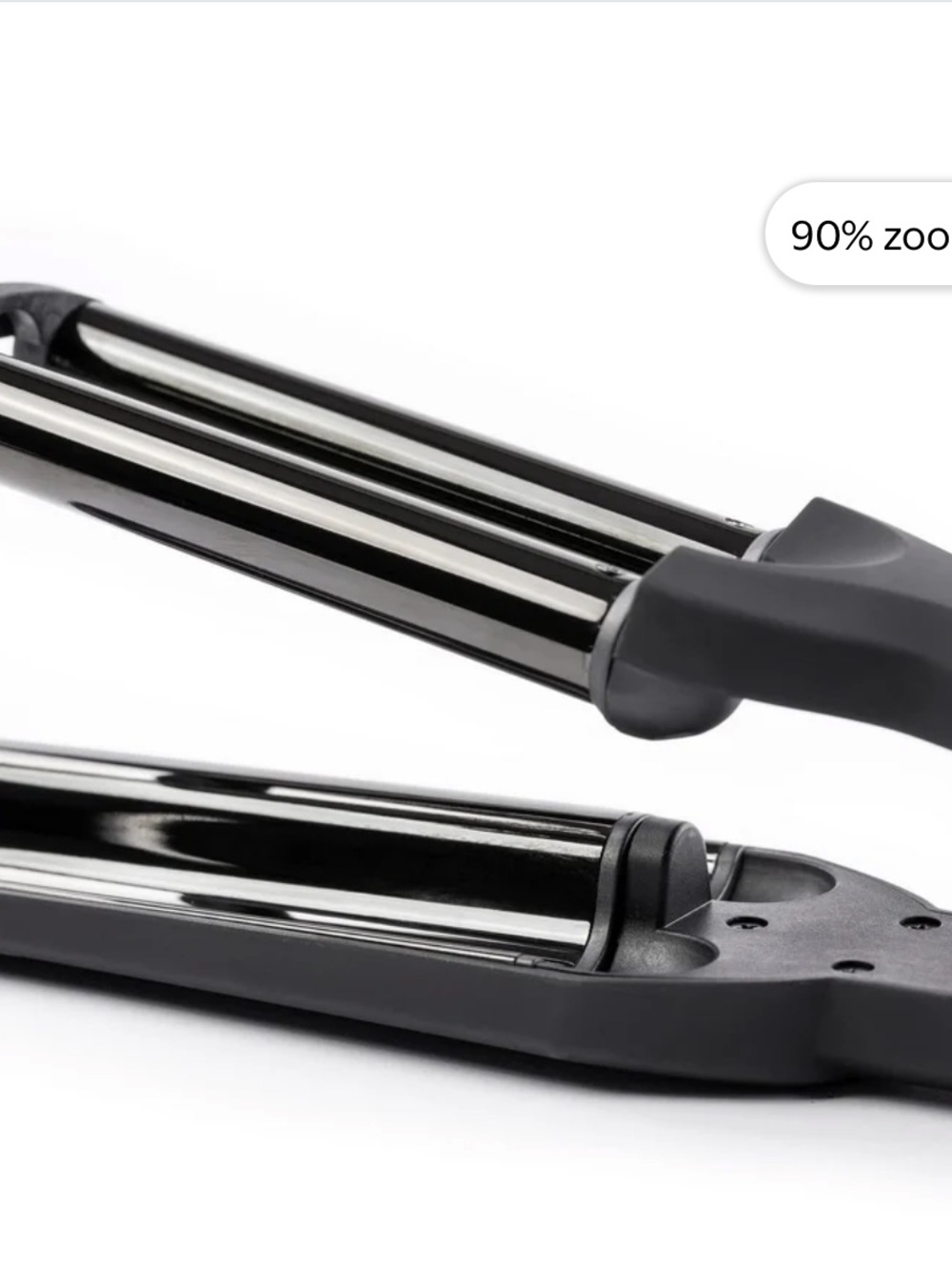 L'ange Le Waver 3-Barrel 16mm Titanium Waver Black Dual Voltage Digital Display - Picture 6 of 10